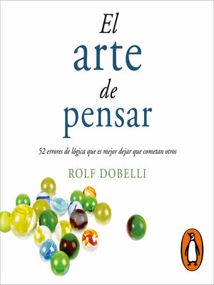 cover image of El arte de pensar